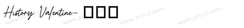 History Valentine字体转换